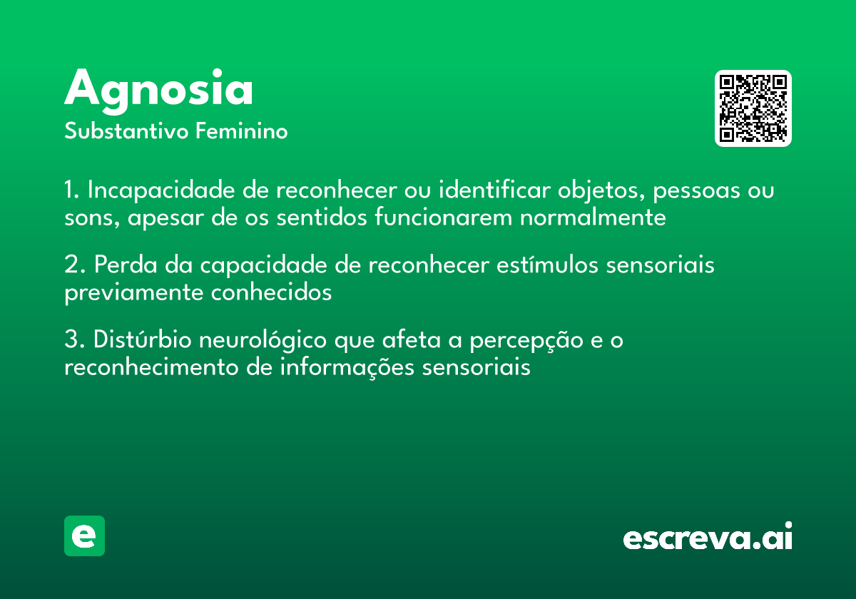 agnosia