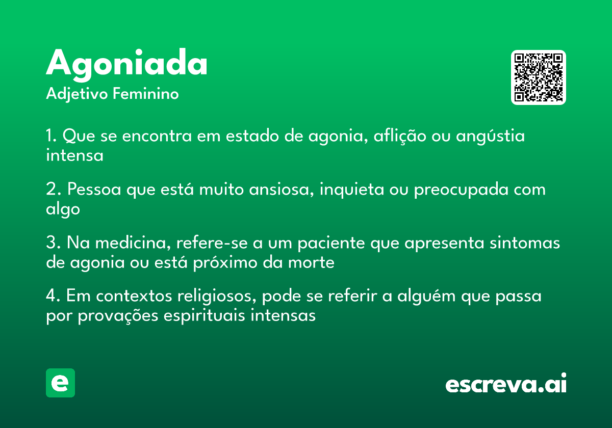 agoniada