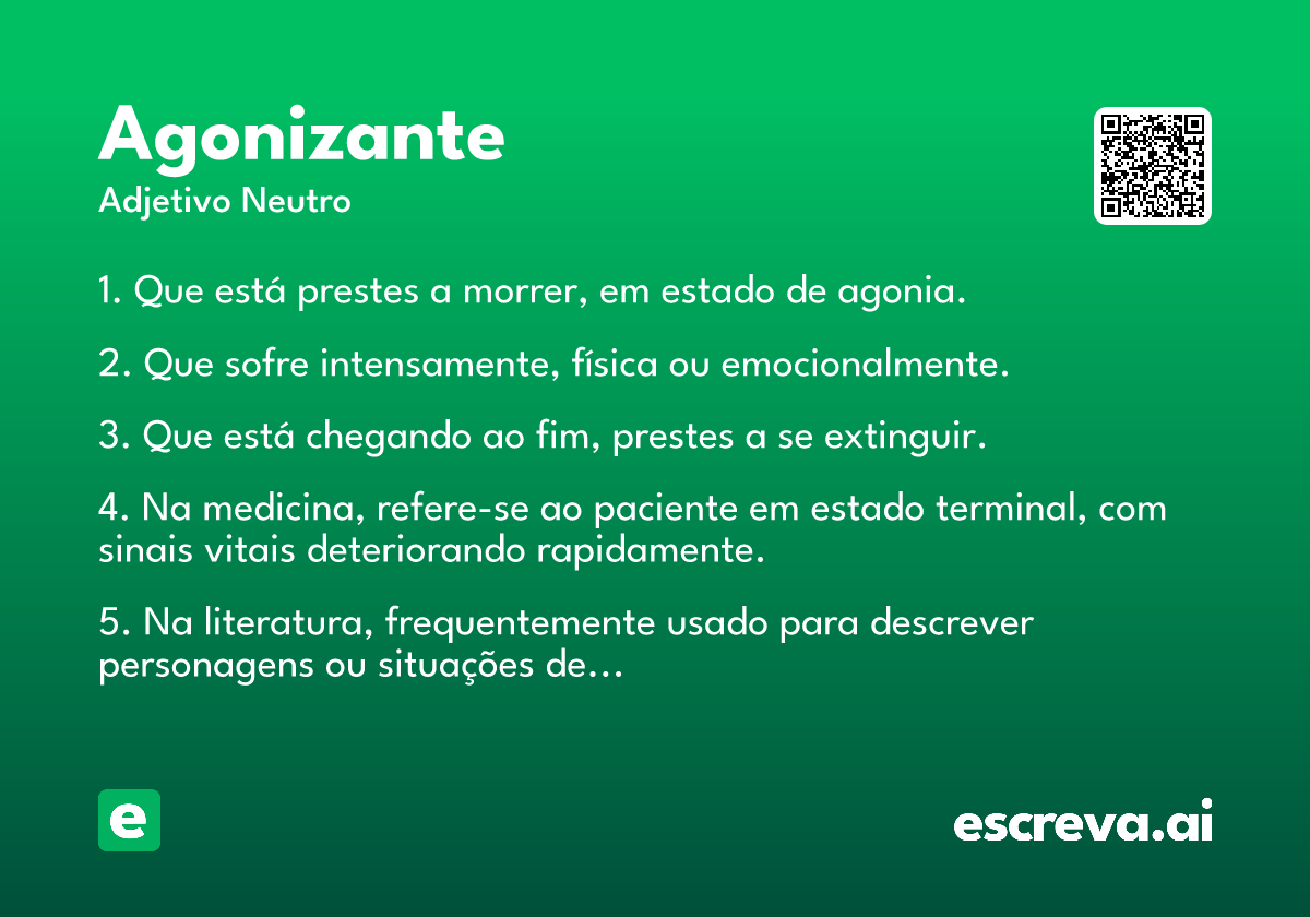 agonizante