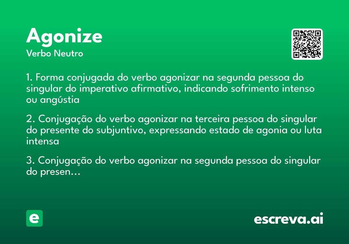 agonize