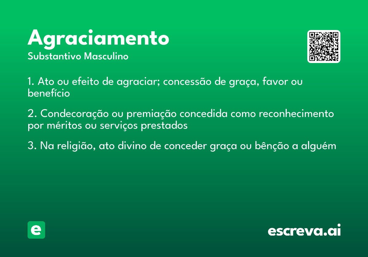 agraciamento