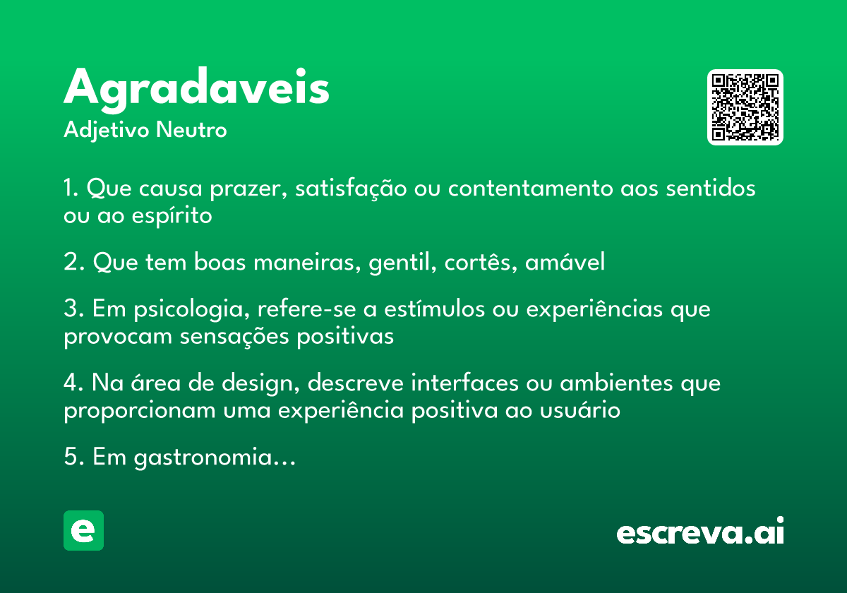 agradaveis