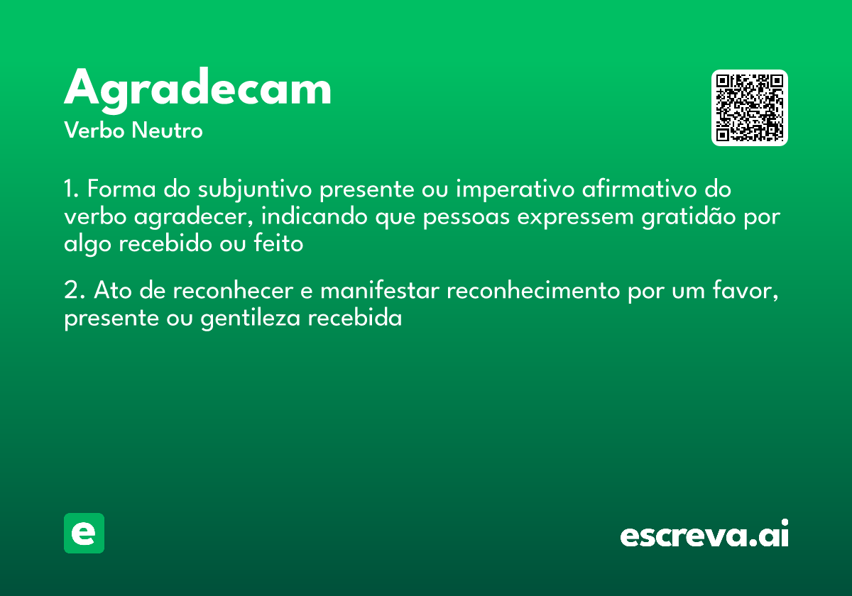 agradecam