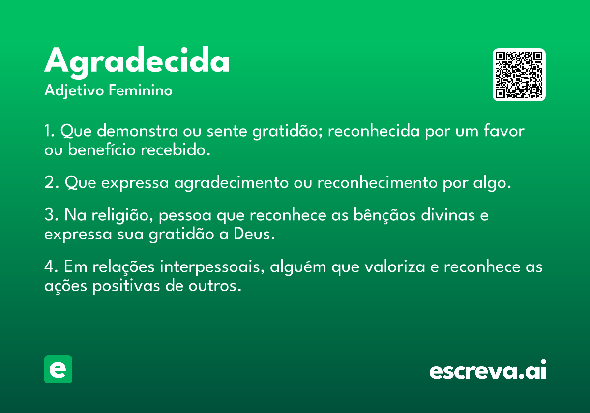 agradecida