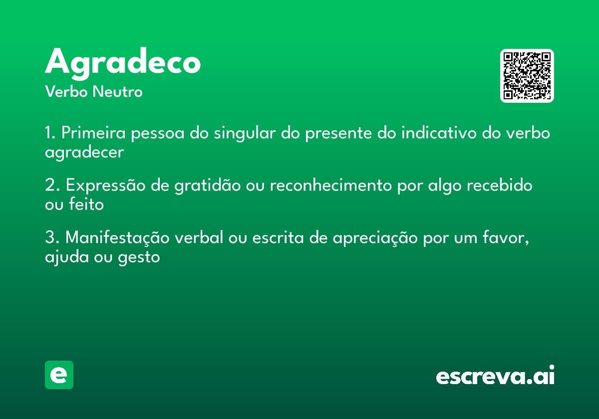 agradeco