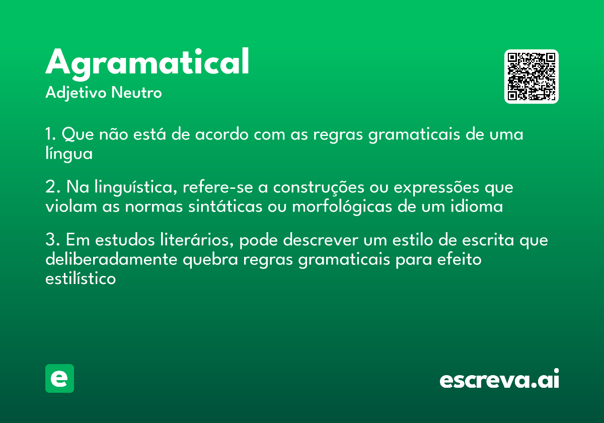 agramatical