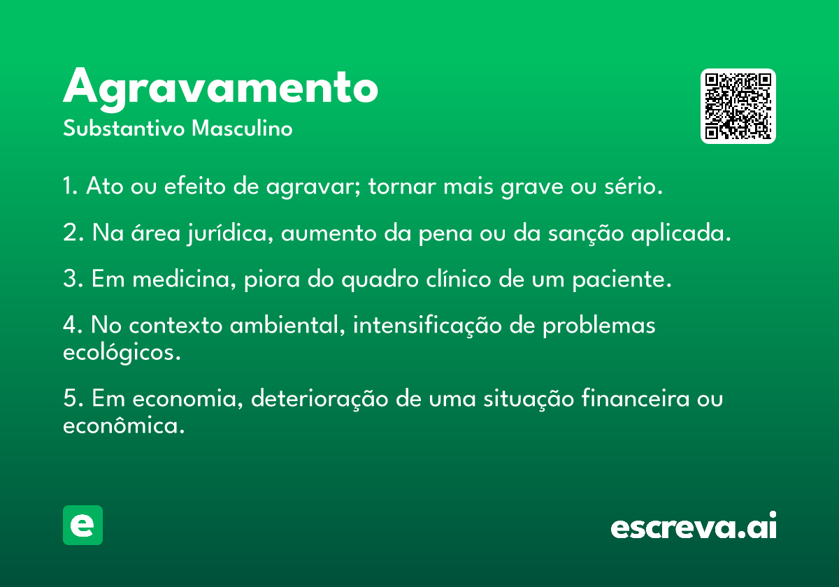 agravamento
