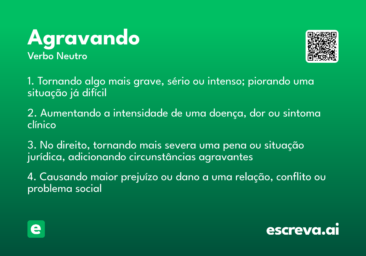 agravando