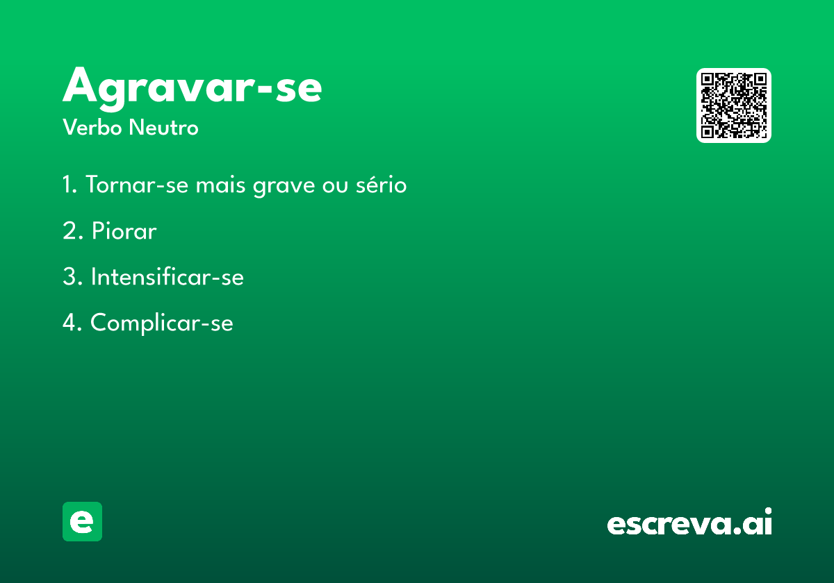agravar-se