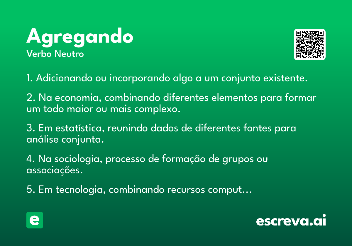 agregando