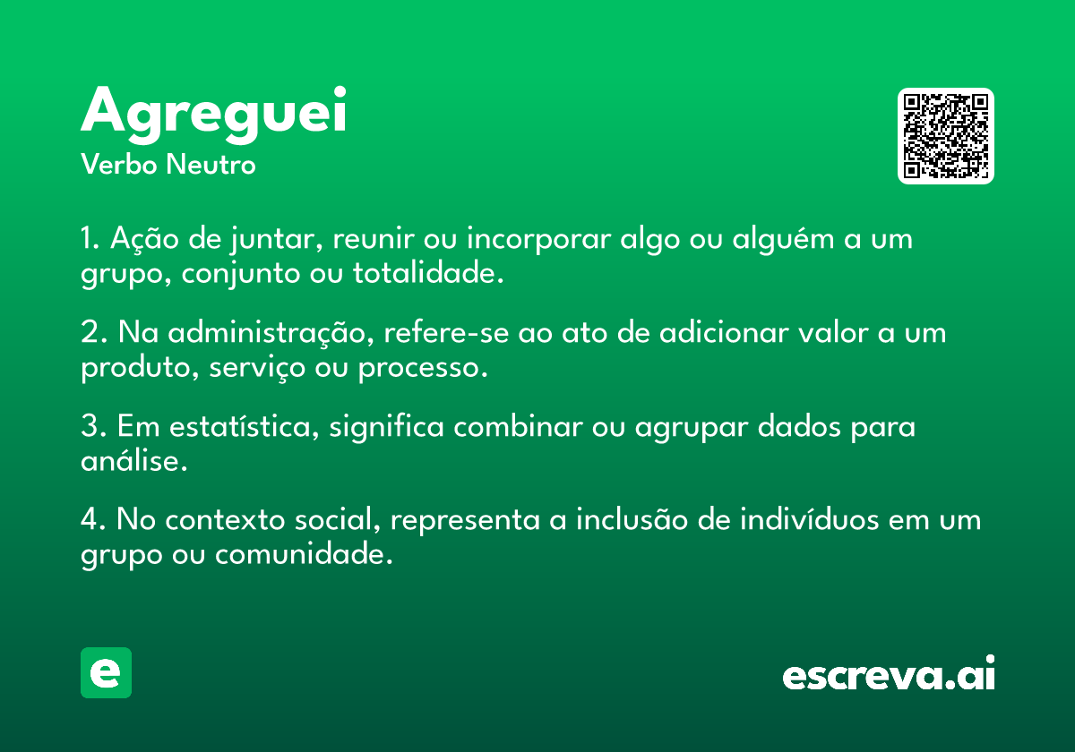 agreguei