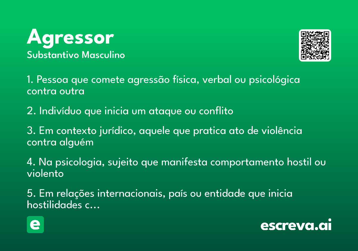 agressor