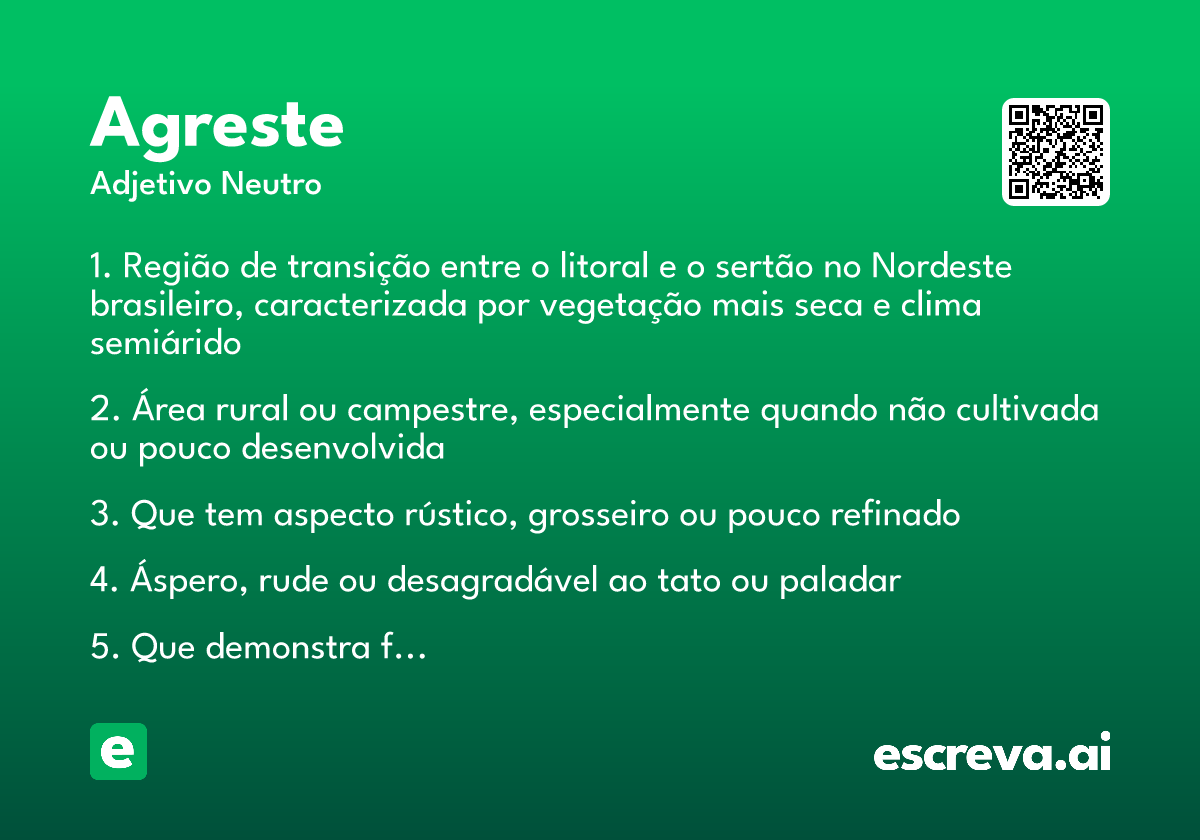 agreste
