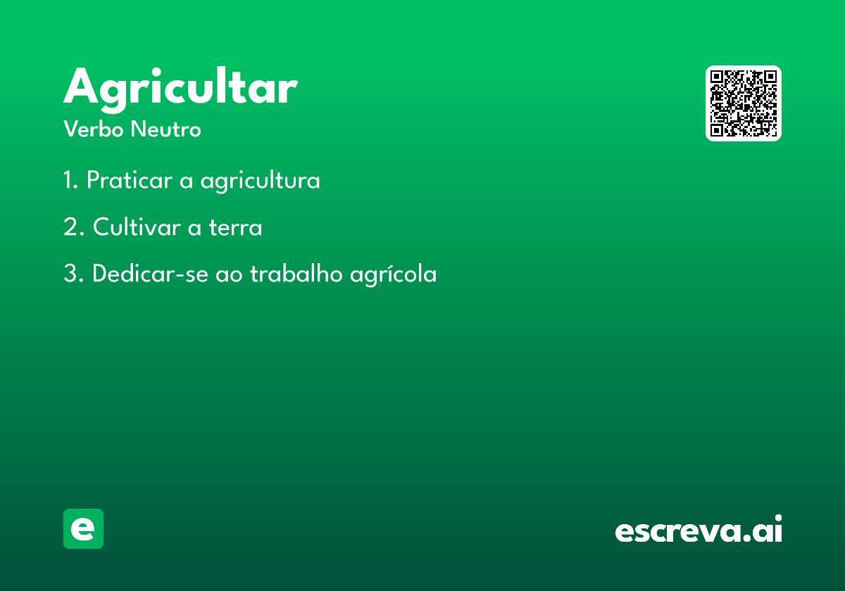 agricultar