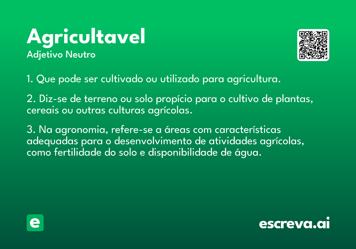 agricultavel
