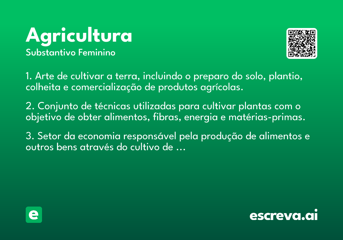 agricultura