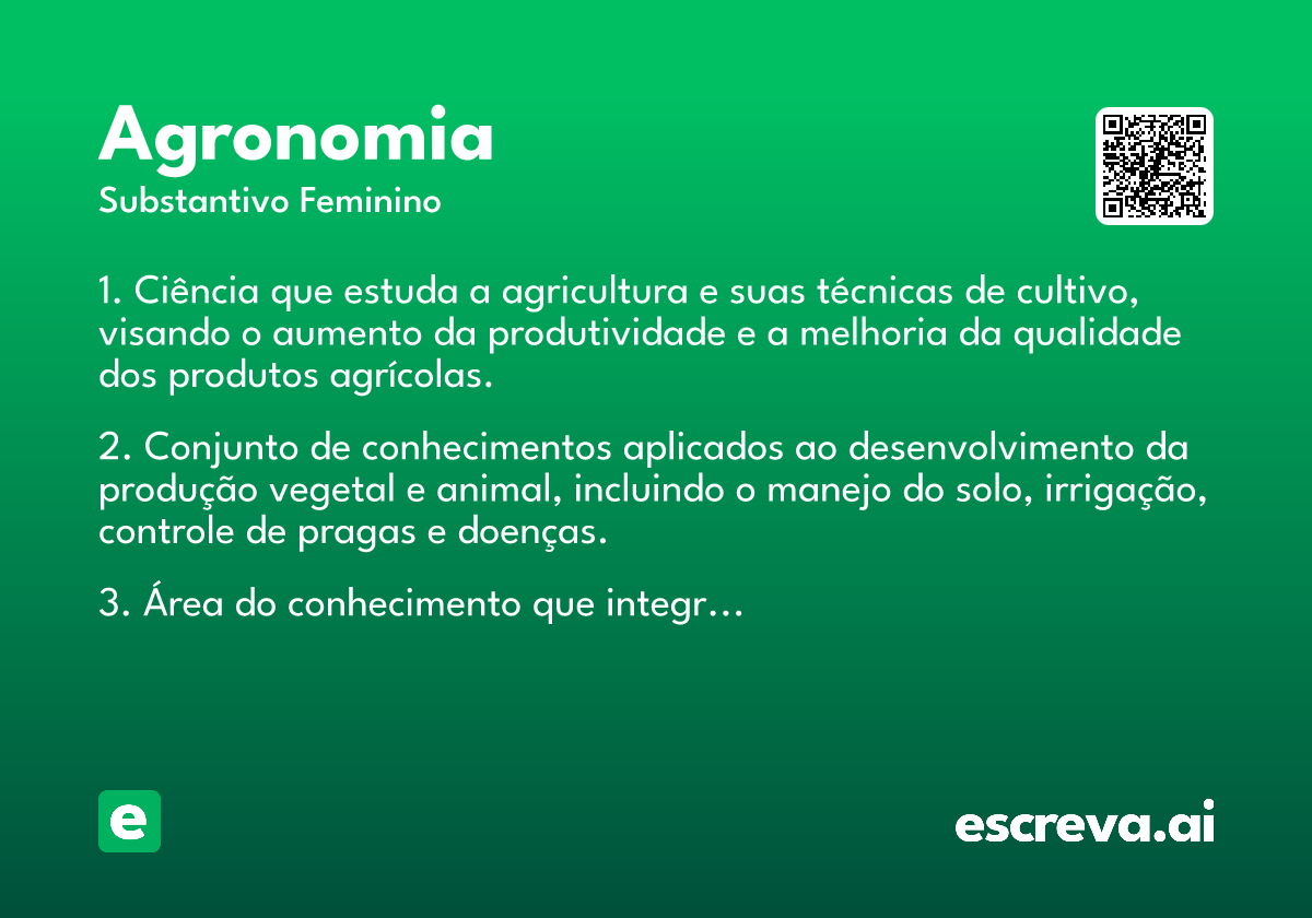 agronomia