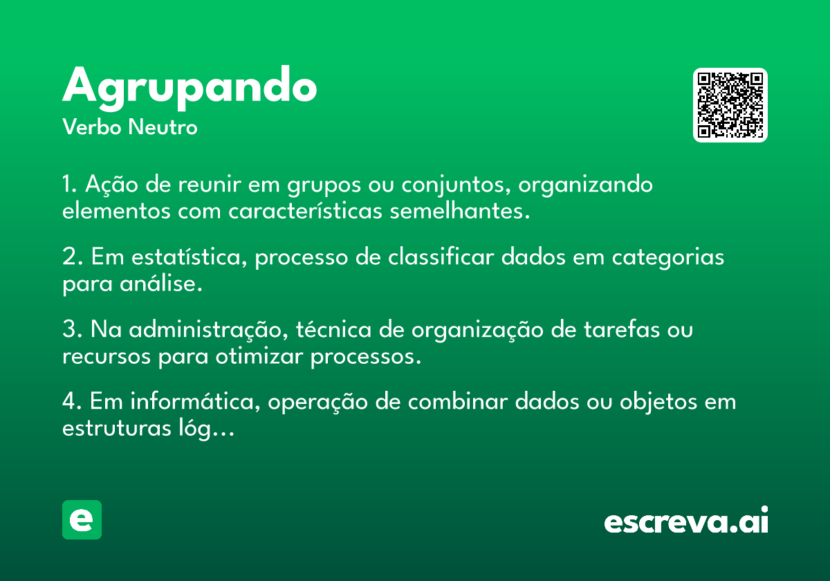 agrupando