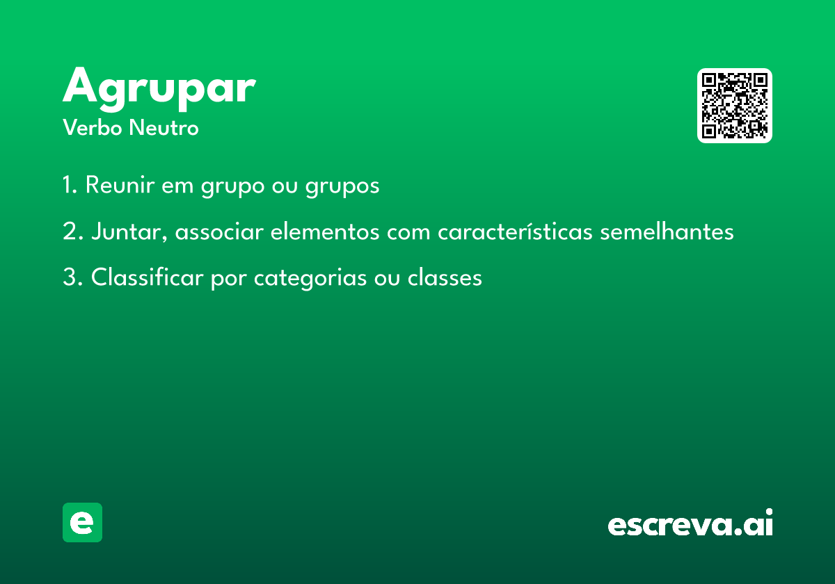 agrupar