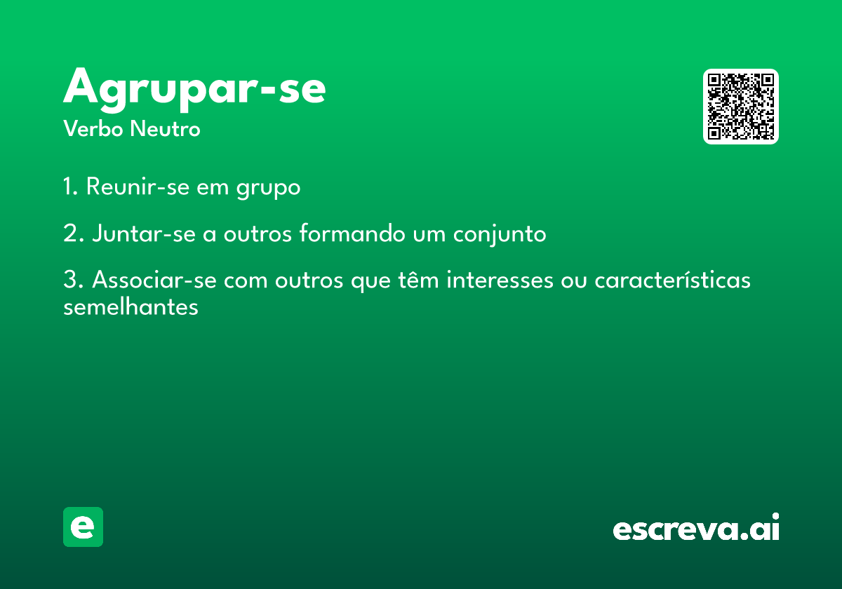 agrupar-se