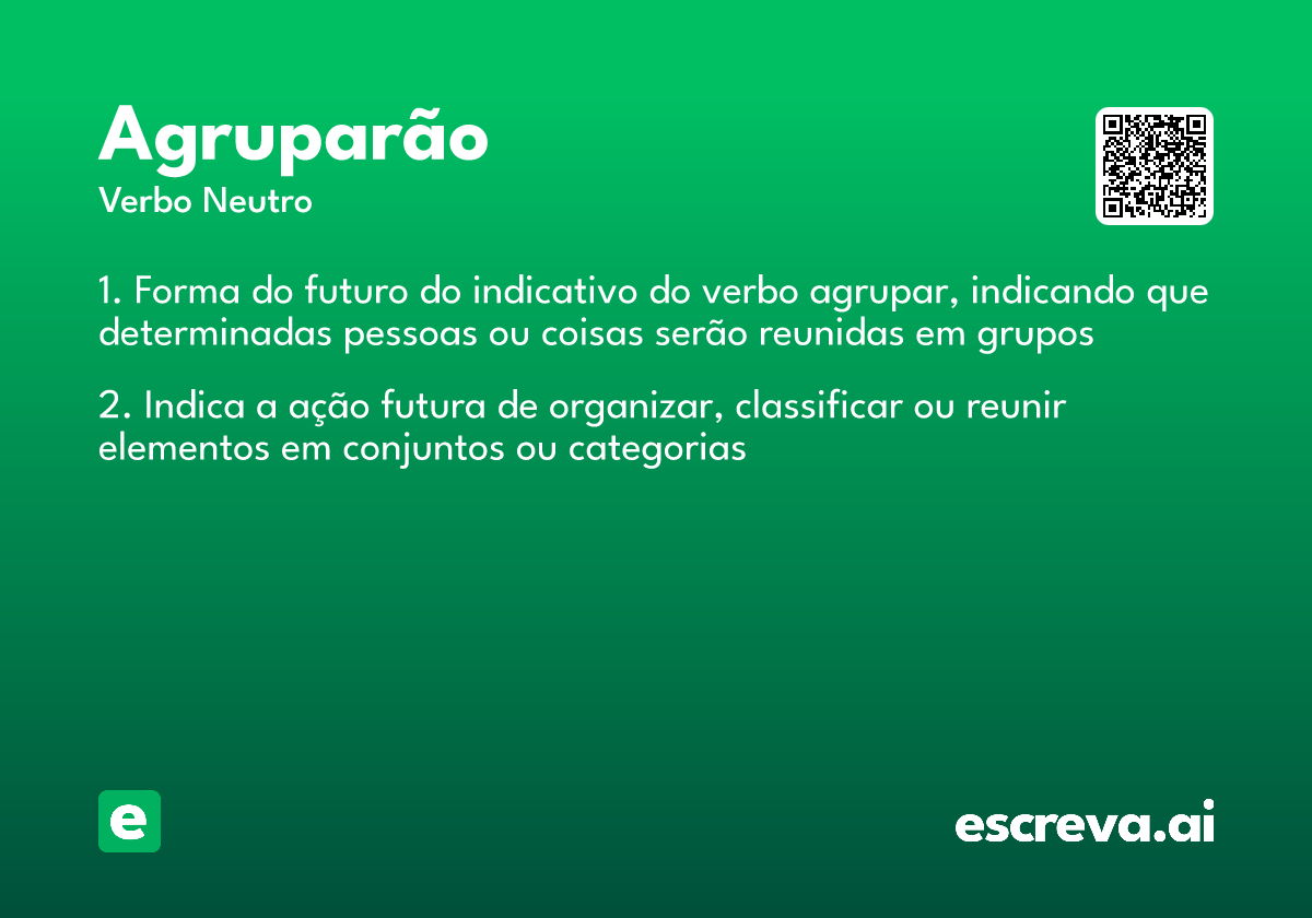 agruparão