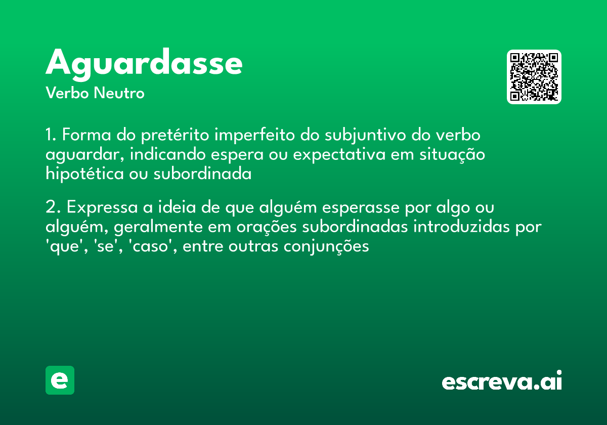 aguardasse