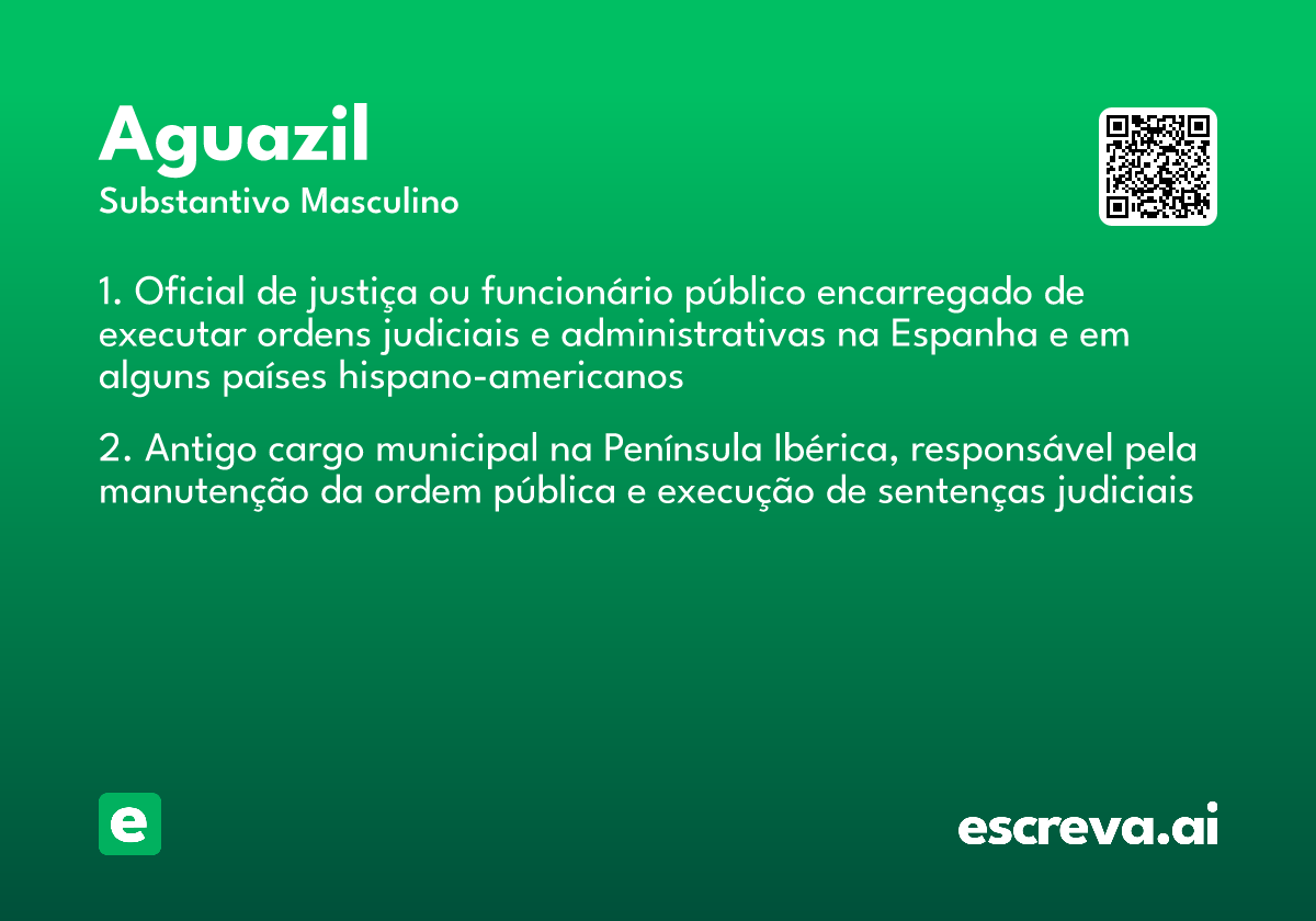 aguazil