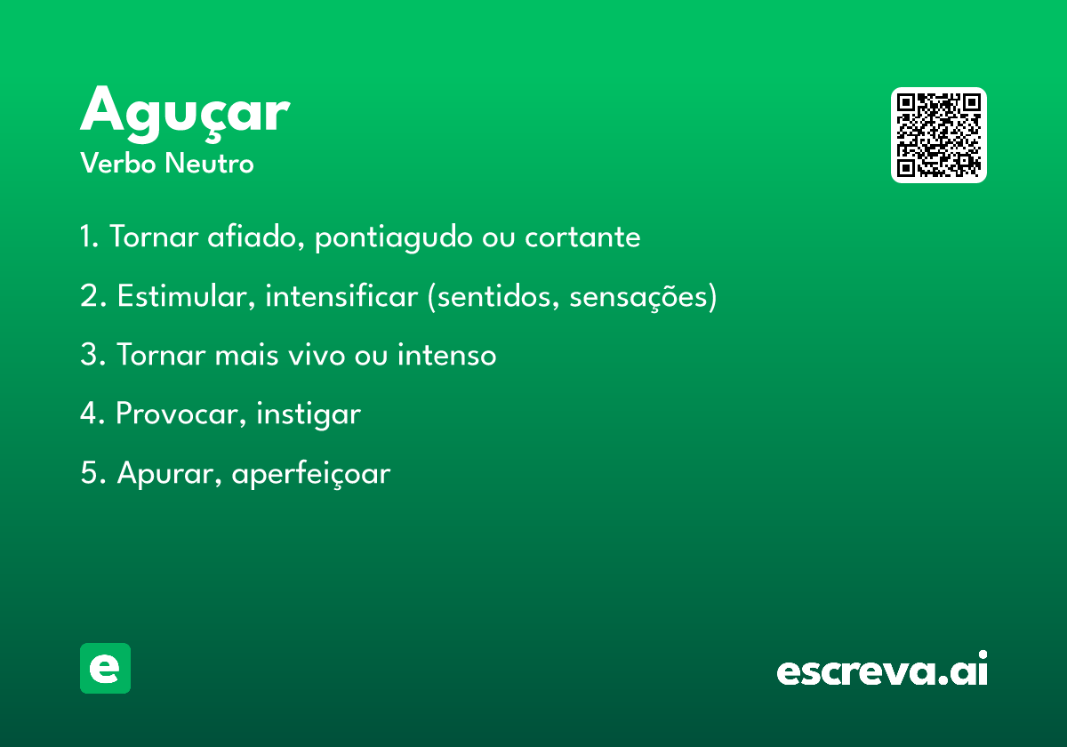 aguçar