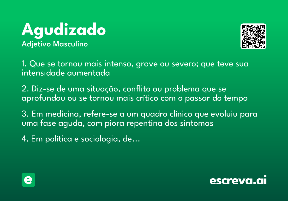 agudizado
