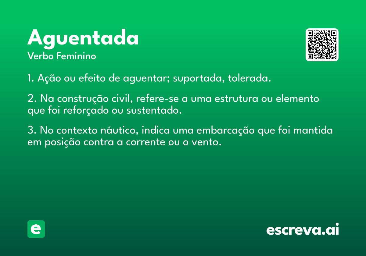 aguentada