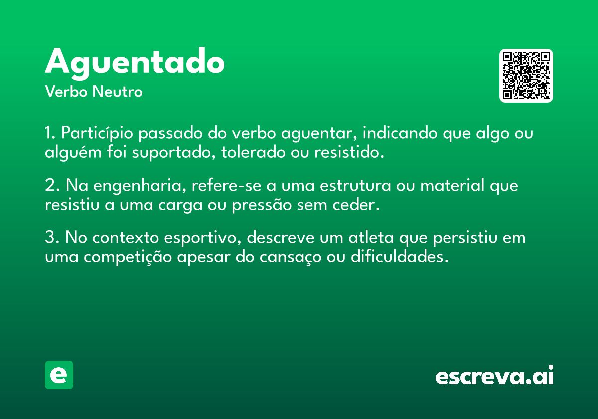 aguentado