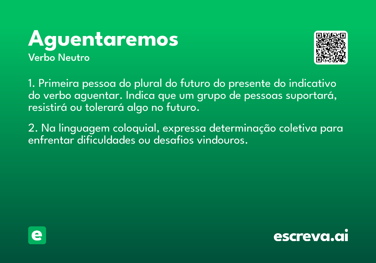 aguentaremos