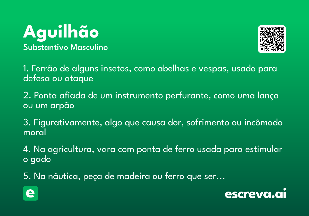 aguilhão
