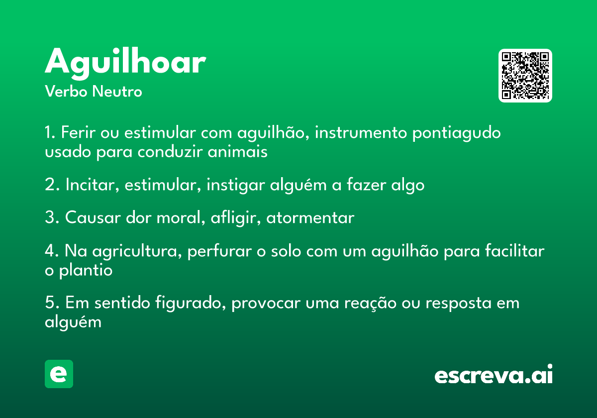 aguilhoar