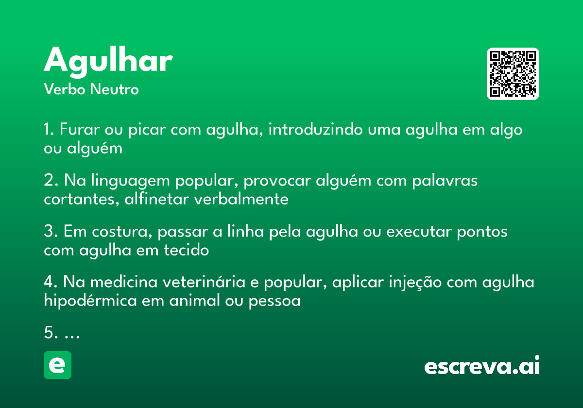 agulhar