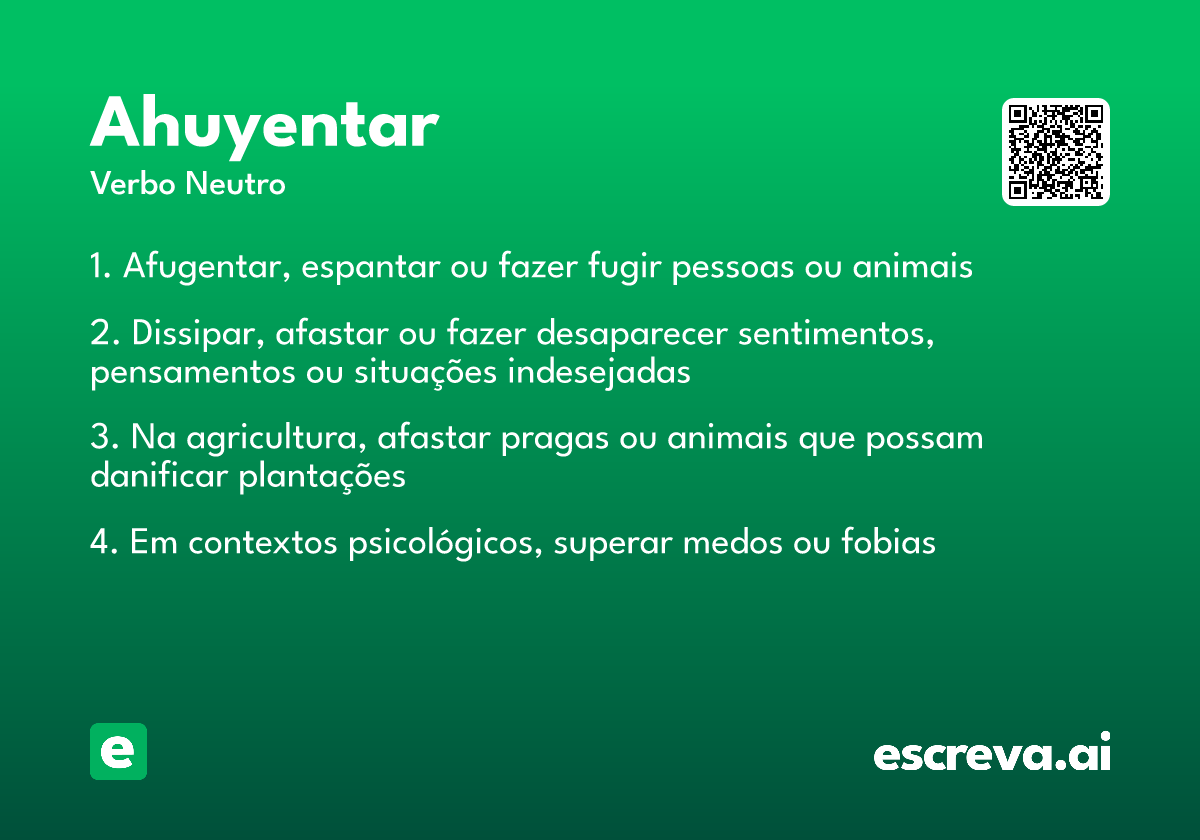 ahuyentar