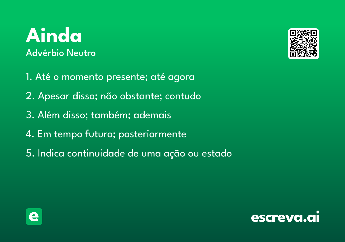 ainda