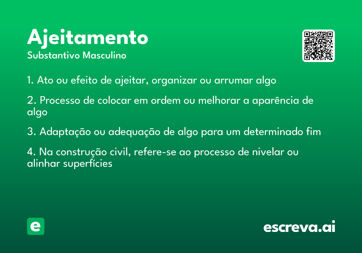 ajeitamento