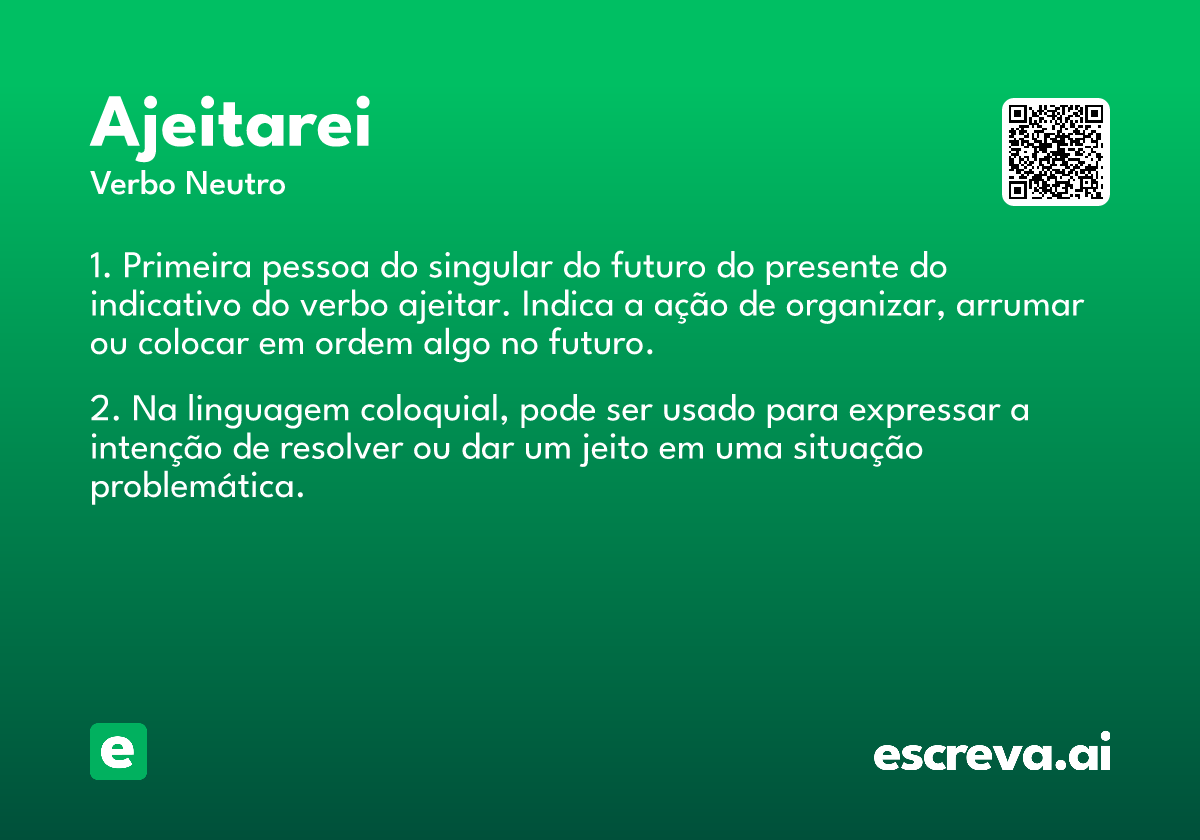 ajeitarei