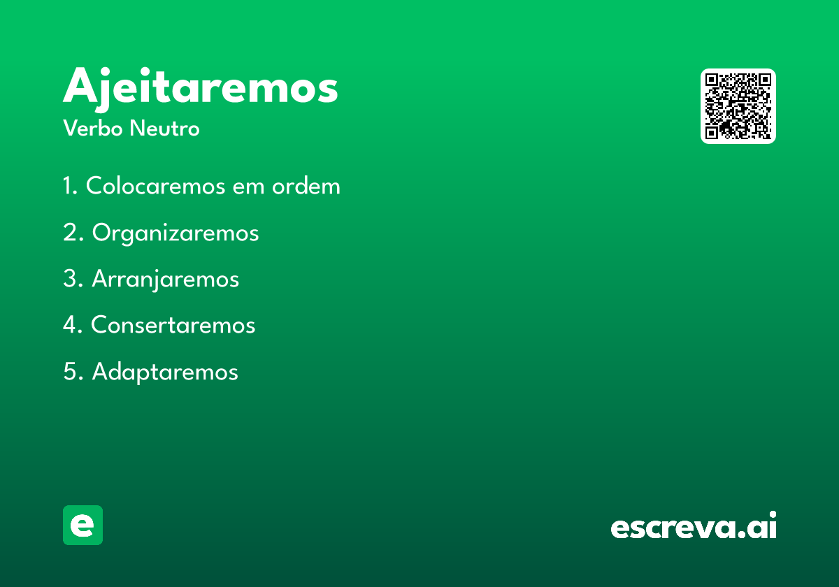 ajeitaremos
