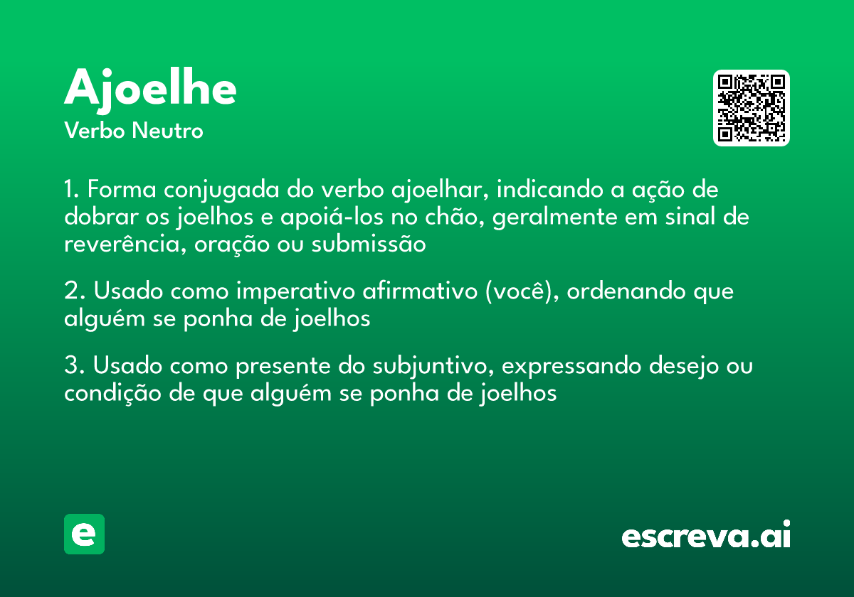 ajoelhe
