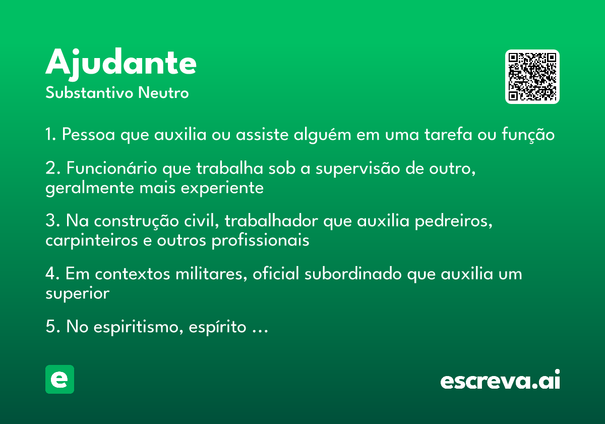 ajudante