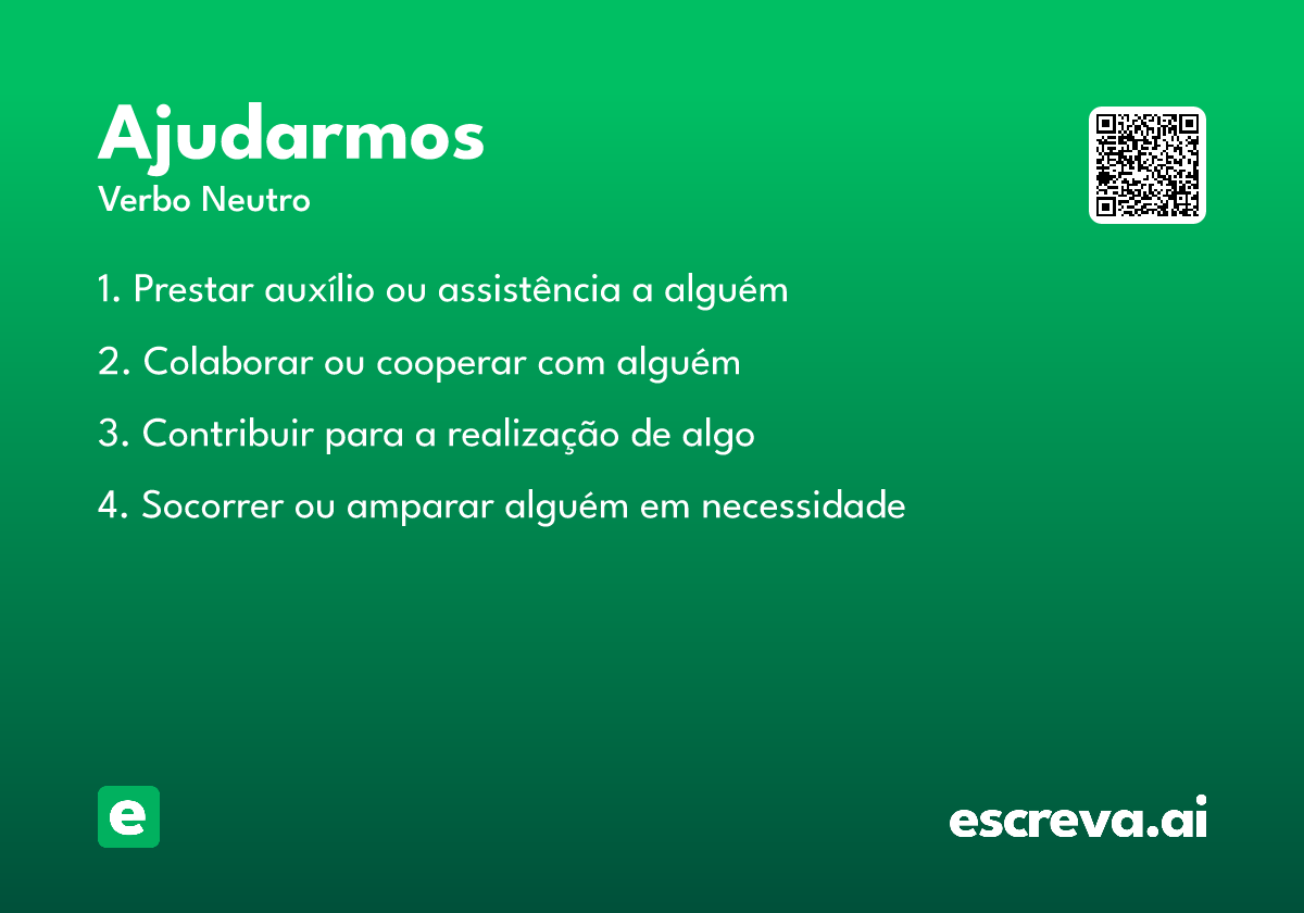 ajudarmos