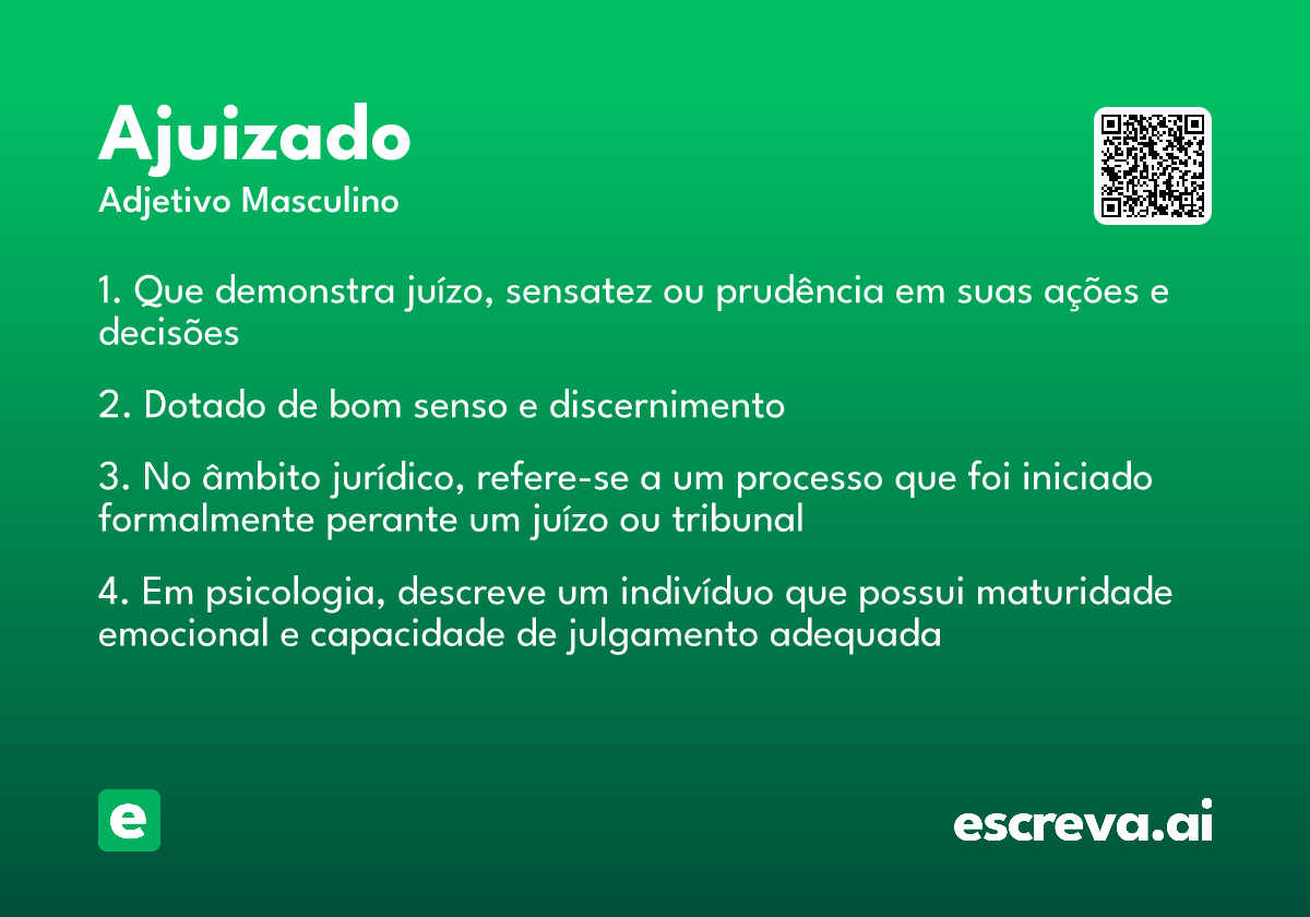 ajuizado