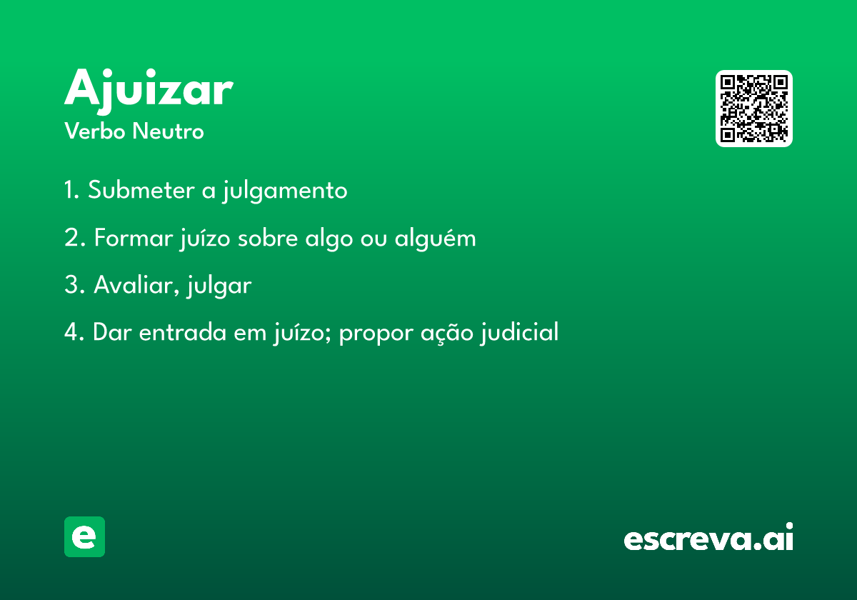 ajuizar