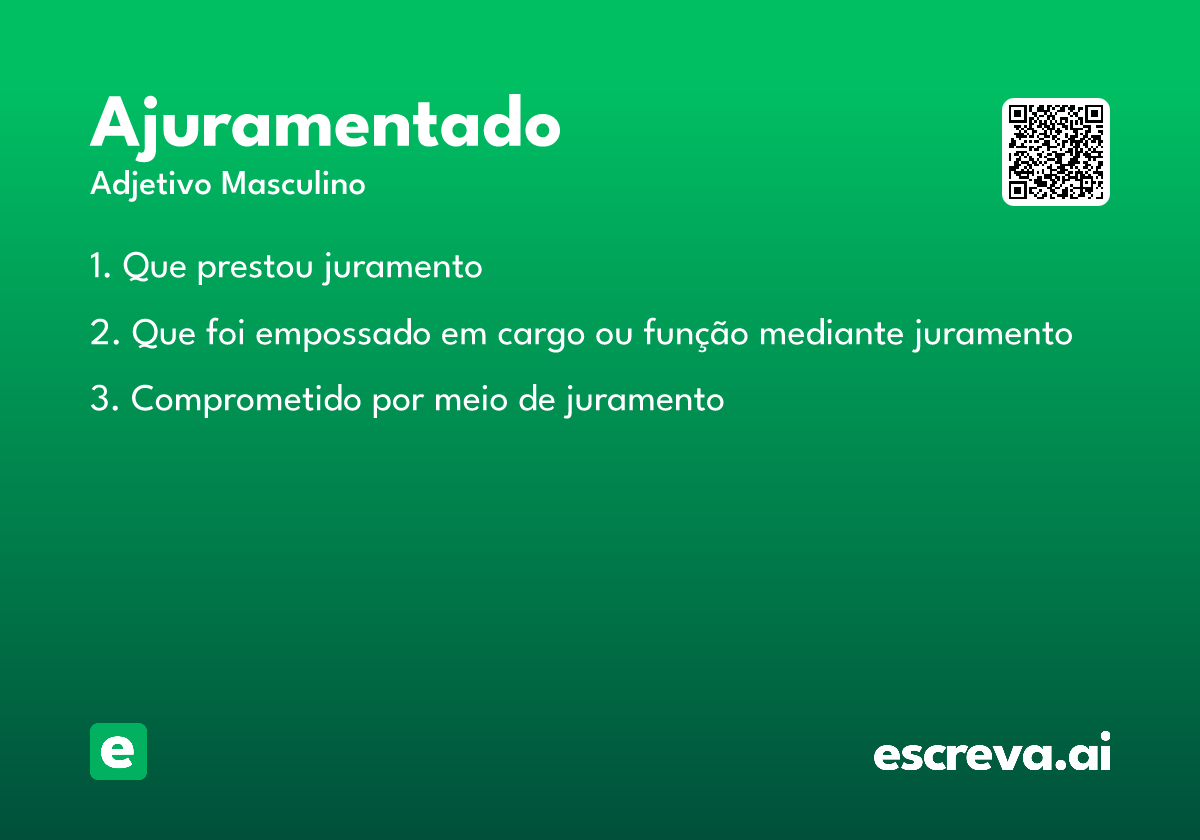ajuramentado