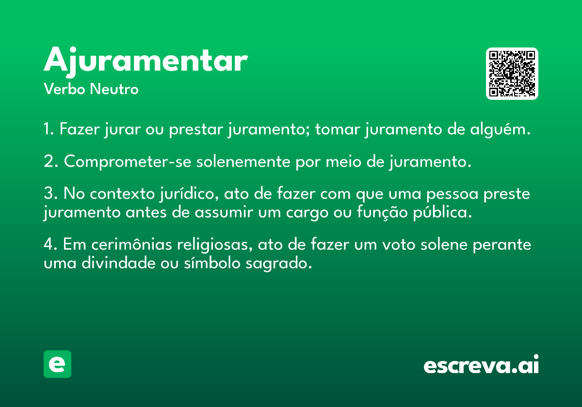 ajuramentar
