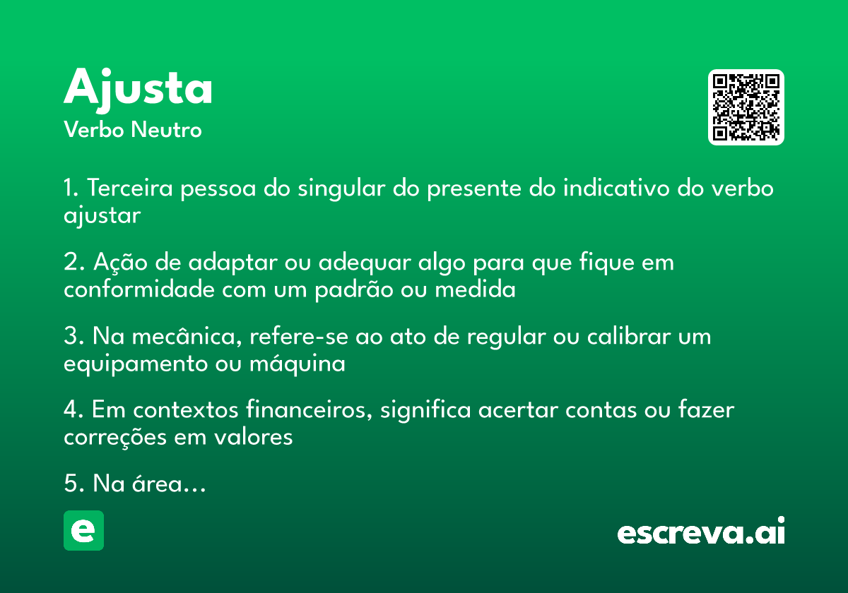 ajusta