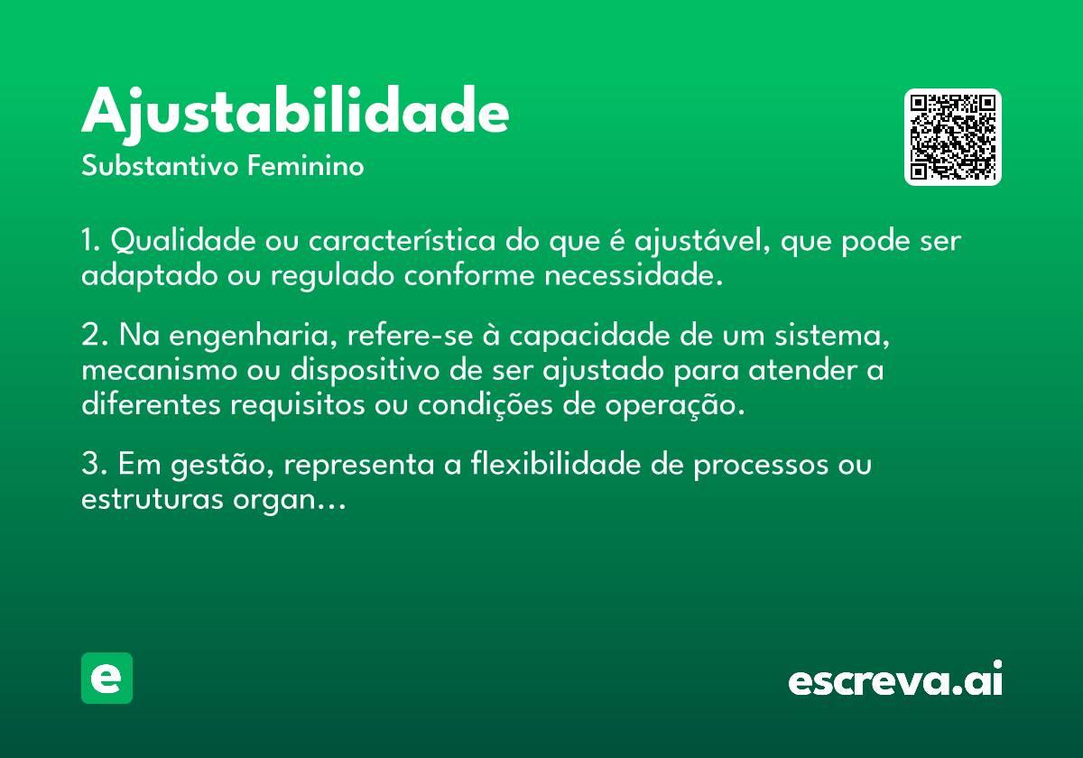 ajustabilidade