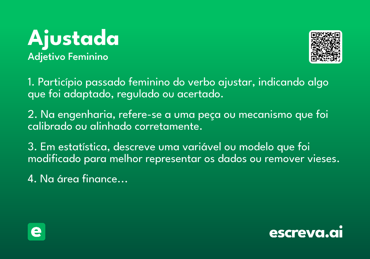 ajustada